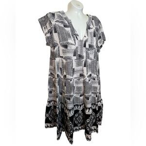 Anthropologie Maeve Harper Tiered Mini Dress